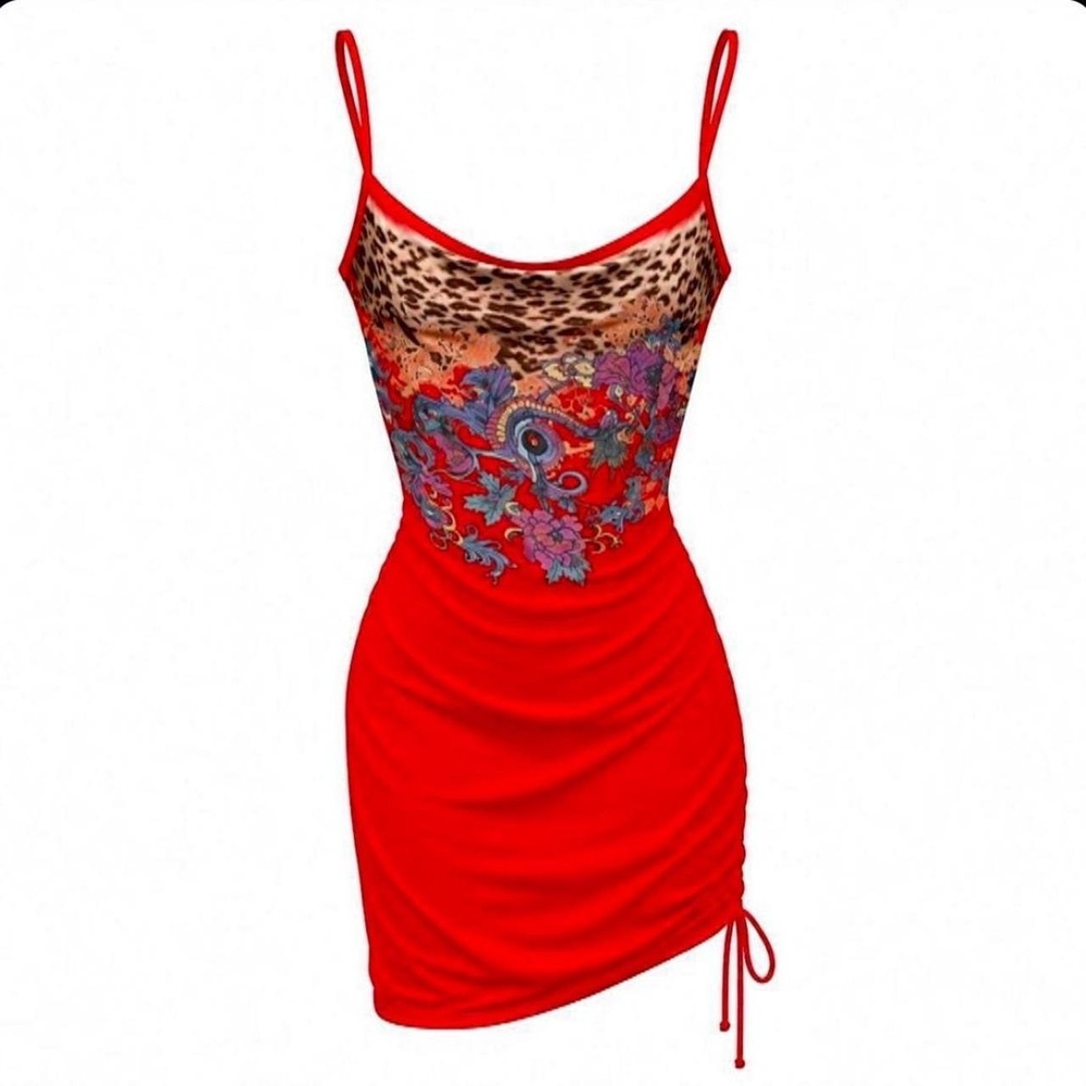 Cavalli Vintage SS 2000 Dragon Dress